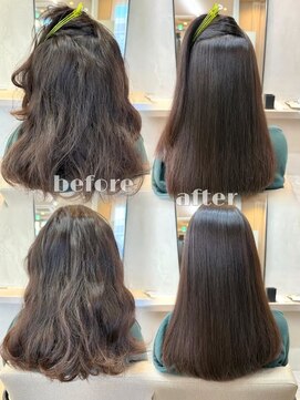 フェリア(feliah) 【フェリア柏の葉】シルキーストレート/縮毛矯正