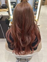 ユニックス Mark Is みなとみらい店(UNIX)&nbsp;【デザインカラー】アンブレラカラー×インナーカラー×オレンジ