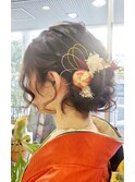 華やかな成人式ヘア