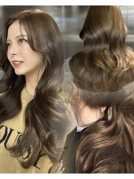 ペレ 原宿(PELE) 着物ヘア/大人ガーリー/ダークアッシュ/似合わせカット/原宿