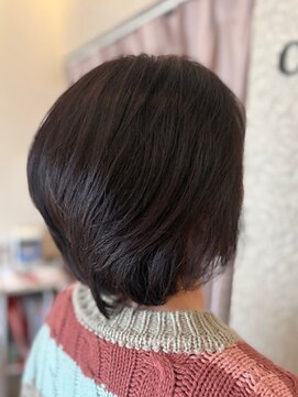 クロス(CROSS) 白髪染め/レイヤーボブ/大人可愛い/ミセスヘア