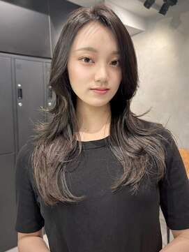 シャルムバイケンジ(Charm.by KENJE) 前髪イメチェンピンクベージュアンブレラカラークールショート