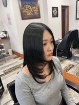 トム(TOM)&nbsp;顔まわりにざっくりレイヤー