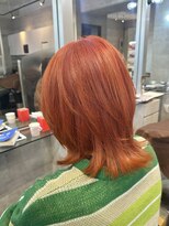 キャラ シャローネ 池袋(Chara Chalone) アプリコットオレンジ/ボブウルフ/アルティストカラー/本松