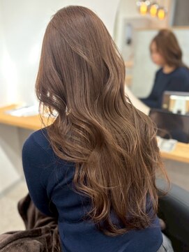 ナウアズ(now as.) ブリーチなしWカラーで作る柔らかbeige【樋富】【now as.明石】