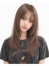 シアーブラウン×くびれレイヤー