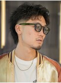 【マレットフェザーショート】フェード/フェザーパーマ/メンズ