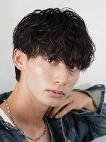 フィフス 大分(fifth)&nbsp;大分シャドウパーマメンズカットラウンドマッシュツーブロック