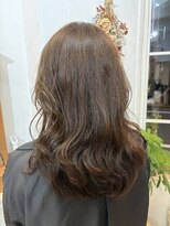 アミュレ ヘア サロン(Amule hair salon)&nbsp;ブリーチなしミントグレージュカラー2026夏明るめワンカラー