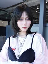アルバム 池袋(ALBUM) ミディアムレイヤーくびれミディグレージュ_F51595