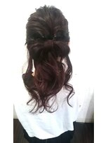 アフェクション(AFFECTION) リボンハーフアップ