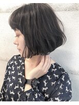 フォンズ(FONS)&nbsp;首回りスッキリBob_ダークグレージュ_小頭_30代_40代_50代◎