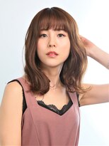 ウェーヴ 浜松小豆餅店(wave)&nbsp;〈wave小豆餅店〉くびれセミディ 透明感デザインカラー