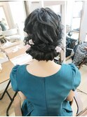 ロールシニヨンアレンジ　【成人式/ヘアアレンジ/立川/立川南】