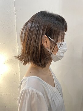 カゼ ダイカンヤマ Kaze DAIKANYAMA お客様_ナチュラルブラウン白髪染めBOB