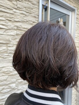 ハール ヘア スタジオ(haar HAIR STUDIO) ショートボブ オーガニックカラー