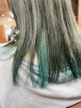 プレッソヘアー Presso hair ターコイズブルー