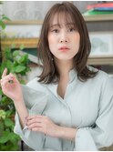 小顔シースルーバングくせ毛風流れるレイヤーc5川口20代30代40代
