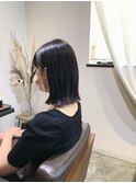 大人可愛い結べるボブ×ぶつ切りボブ×髪質改善×縮毛矯正