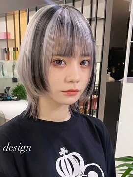 ベレーザ 渋谷(BELEZA) 2140外国人風カラーこなれヘアフリンジバング黒髪バニラベージュ