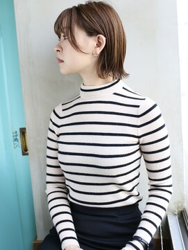 バース(BIRTH) 天神【BIRTH】外ハネショート×ショコラアッシュ　3