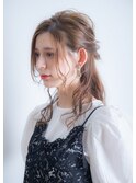 【UNIX港北店】ルーズハーフアップ#くるりんぱ#ヘアセット