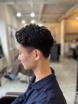 メンズカット バイ ソイクフ(メンズカット by SOY-KUFU) MEN'S HAIRマッシュパーマアッシュブラック