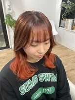 ヘアースタジオ ゼン(hair studio Zen)&nbsp;10代20代30代グラデーションカラー/オレンジ
