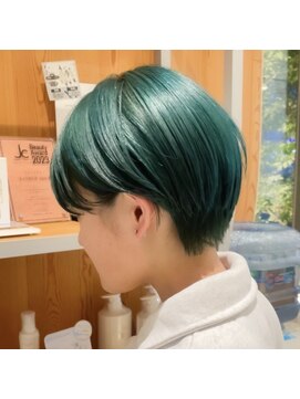 ヘアーエスクールエミュ(hair S. COEUR emu) ハイトーンショート