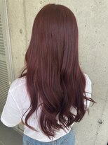 ガルボ ヘアー(garbo hair)&nbsp;ブリーチなしダブルカラー レッド 10代 20代