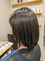 ヘアサロン ナノ(hair salon nano)&nbsp;まとまるうる艶ロングボブ