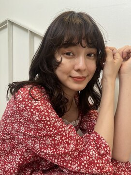 アクアオモテサンドウ(ACQUA omotesando) △大人可愛い癖毛風ウルフパーマレイヤーパーマベージュカラー