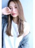 【Blanc】細めハイライト＿レイヤーカット＿ホワイトブロンド