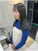ブリーチなしダブルカラーでブルージュ