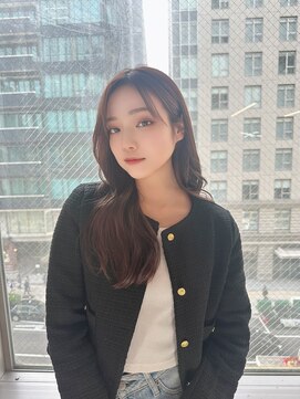 レーヴバイキートス(REVE by kiitos) 【REVE】大人かわいい/韓国ヘア/ロングレイヤー/くびれ巻き