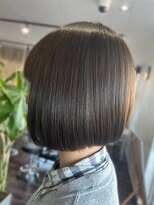 ディアーバイラポールヘア(Dear by RAPPORT HAIR) ミニボブ×ヘーゼルベージュ