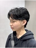 センターパート/フェザーパーマ/フェザーショート/ニュアンス