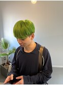 neon green/ブリーチ