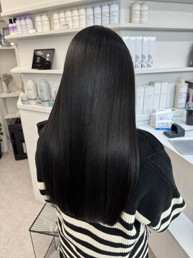 ペレ 栄(PELE) 韓国 くびれロング レイヤー ワンホンヘア 小顔前髪