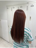 【ブリーチなしWカラー】ピンクオレンジ