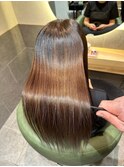 【美髪再生】イメチェン美髪ストレート髪質改善美髪カラー