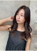 20代30代大人かわいいセミロングヘア★レイヤーカット