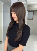 グレージュカラー レイヤーカット