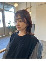 ティムヘアー(tim hair)&nbsp;▲顔周り小顔レイヤー×白髪ぼかしカラー▲tim hair