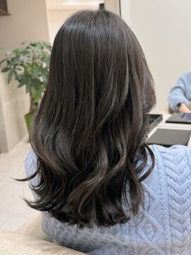 ソヨン 名駅2号店(SOYON) レイヤーカット/暗髪/グレージュ/オリーブグレー