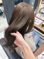 ハレル 戸塚(HAREru.)&nbsp;ブリーチなしWカラーで作るブラウンカラー