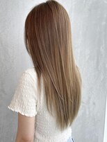 シェル 津山の手店(shel)&nbsp;ブリーチなし/ミルクティーベージュ/冬カラー/20代30代40代