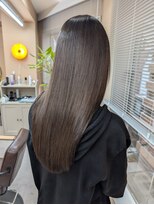 ムード(mood) premium髪質改善/縮毛矯正/美髪矯正/グレージュ/ダークグレー