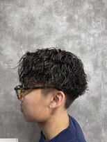 スピン 本八幡(SPIN)&nbsp;MEN’S HAIR/サーフカール/刈り上げセンターパート/本八幡