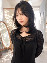 ロマーリ 倉敷(LOMARLIE)&nbsp;倉敷レイヤーカット20代30代韓国くびれ巻き顔周りカット